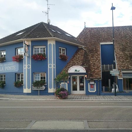 Hotel Restaurant De La Poste Mulhouse Ottmarsheim Bantzenheim Exteriér fotografie