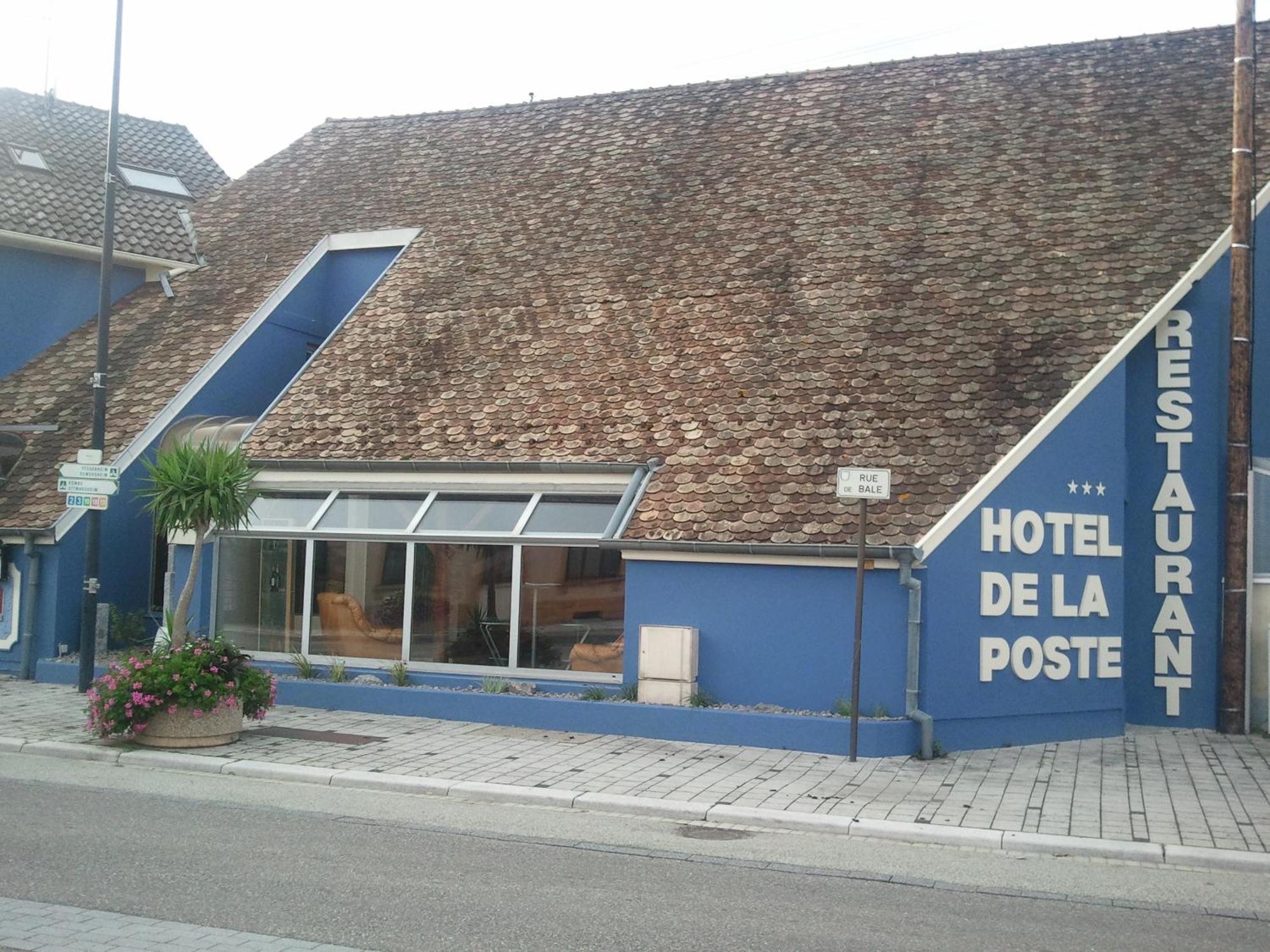 Hotel Restaurant De La Poste Mulhouse Ottmarsheim Bantzenheim Exteriér fotografie